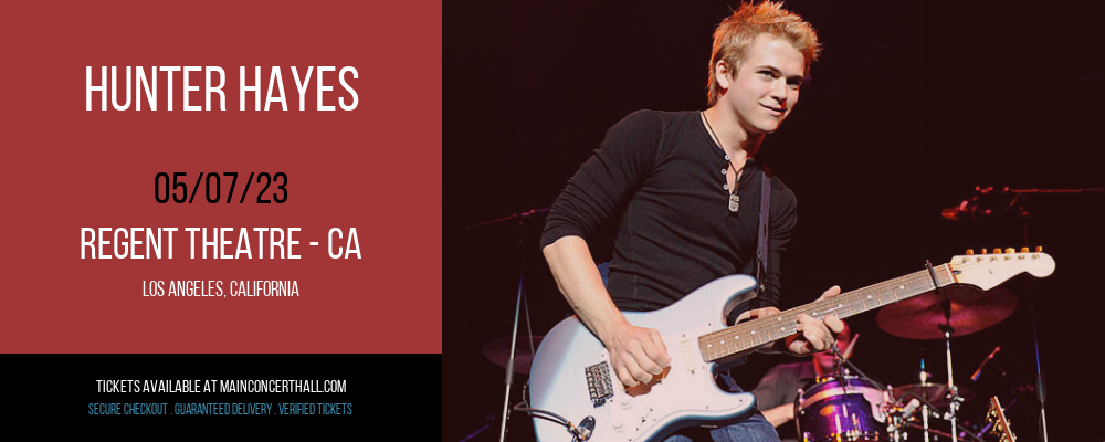 Hunter Hayes at Regent Theater