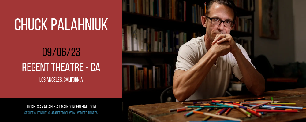 Chuck Palahniuk at Regent Theatre - CA