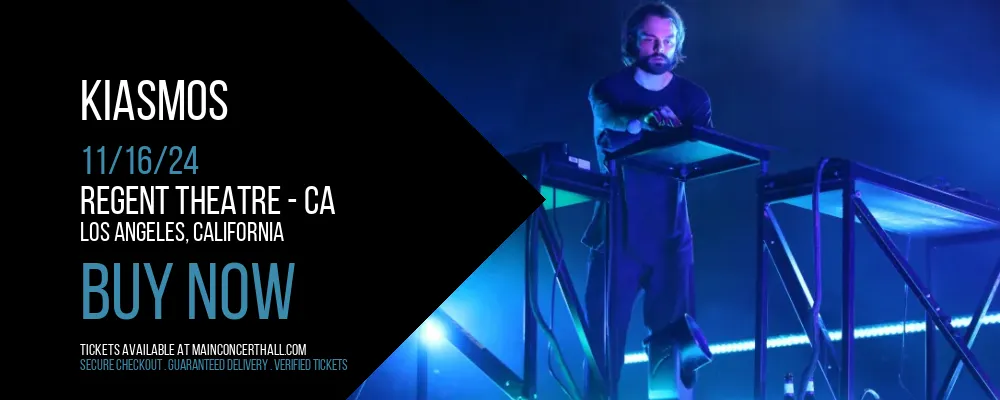 Kiasmos at Regent Theatre - CA