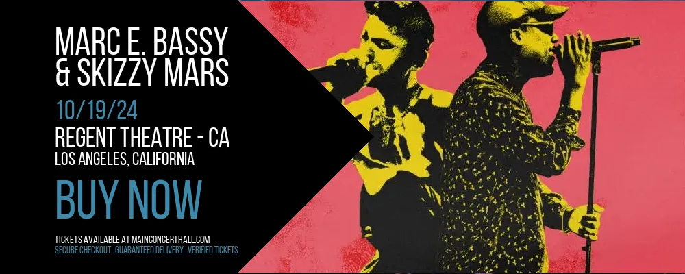 Marc E. Bassy & Skizzy Mars at Regent Theatre - CA