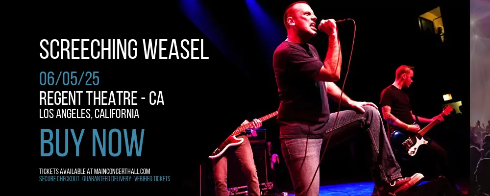 Screeching Weasel at Regent Theatre - CA